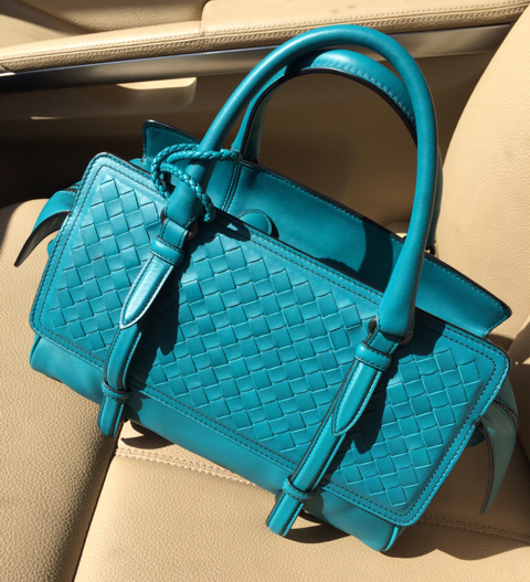 Bottega-Veneta-Turquoise-Tote