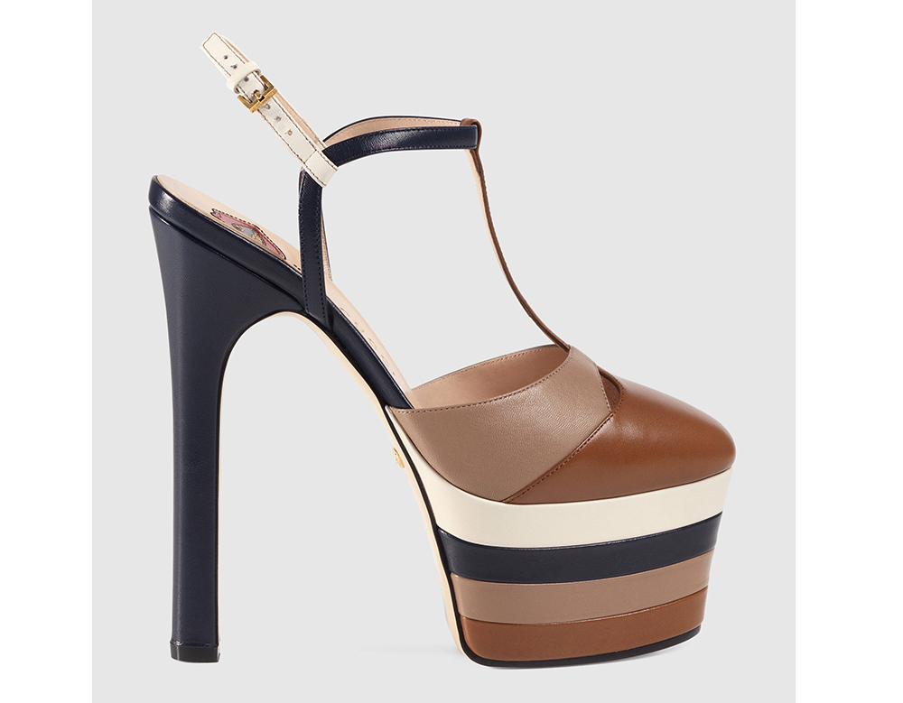 Gucci Leather Platform Pump