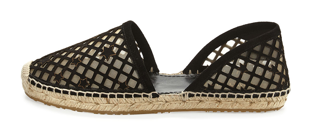 Jimmy Choo  Dreya Suede d'Orsay Espadrille Flat