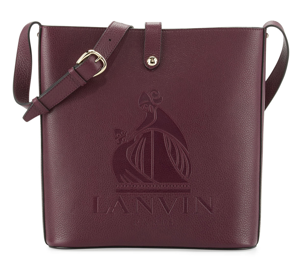 Lanvin-Logo-Embossed-Shoulder-Bag