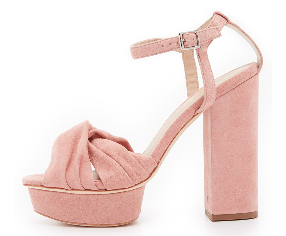 Loeffler Randall Arbella Suede Platform Sandals