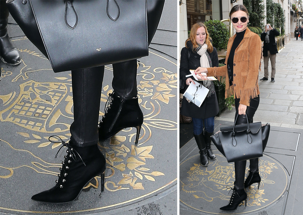 Miranda-Kerr-Balenciaga-Velvet-Ankle-Boots