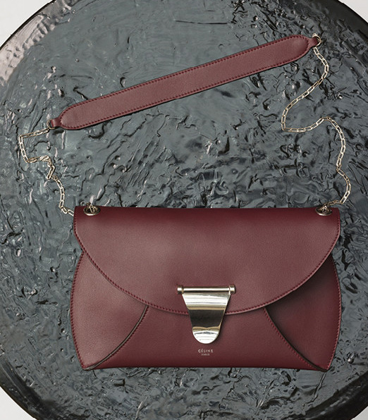 Celine-Chain-Bag-Burgundy-1700