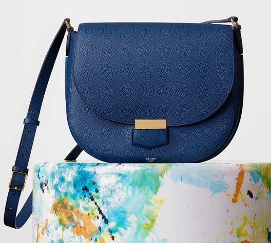 Celine-Medium-Trotteur-Bag-Blue-2650