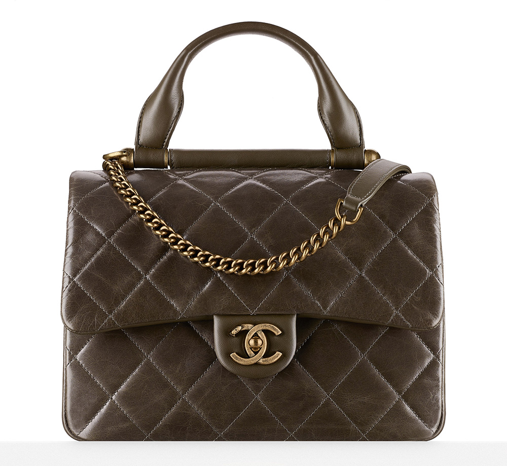 Chanel-Flap-Bag-With-Handle-Brown-3100