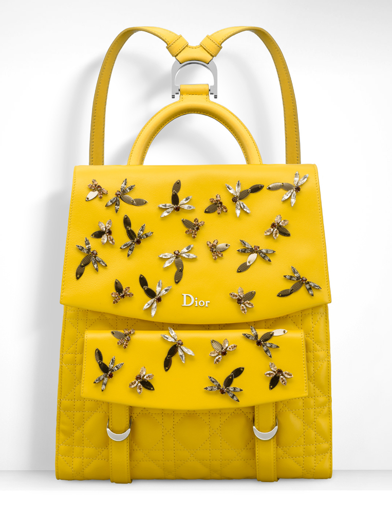 Christian-Dior-Stardust-Backpack-Yellow