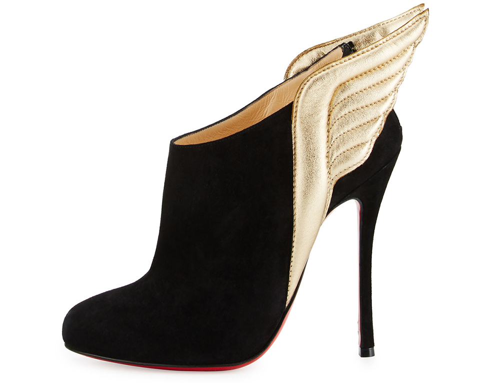 Christian Louboutin Mercura Wing 100mm Red Sole Bootie