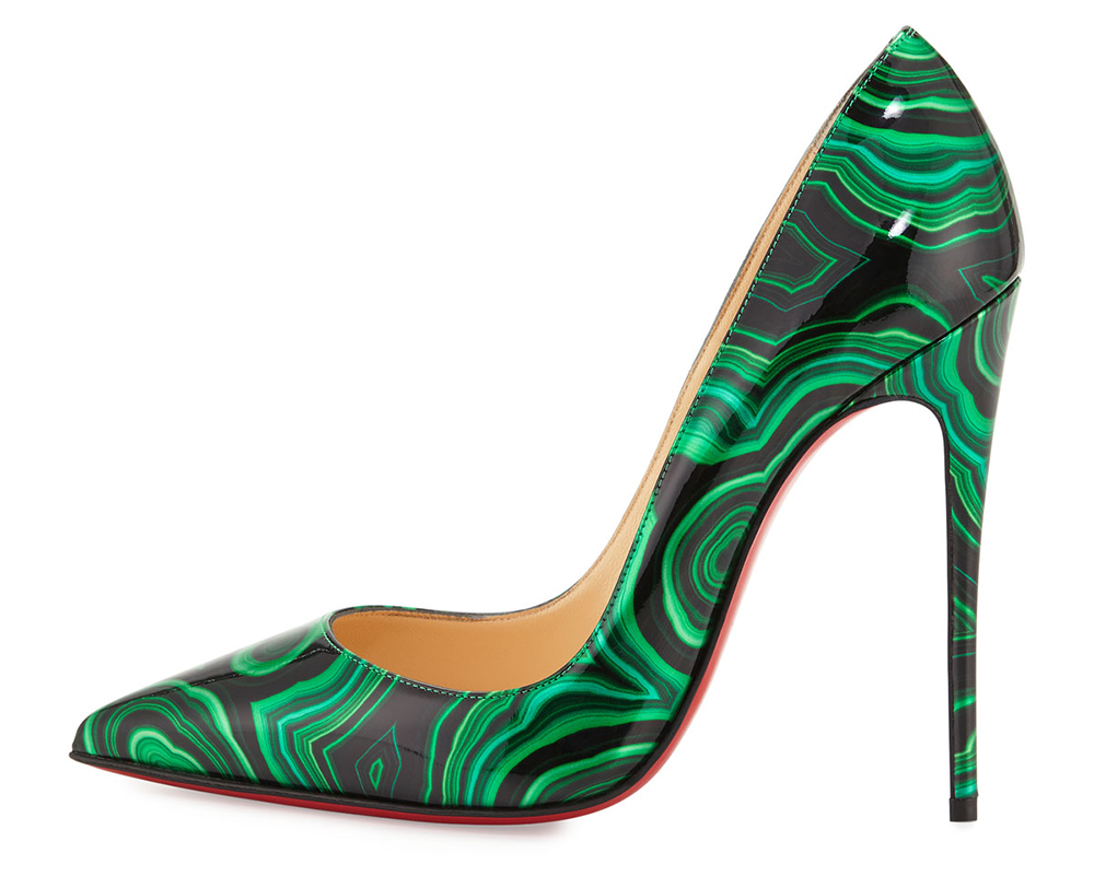 Christian Louboutin  So Kate Marbled Red Sole Pump