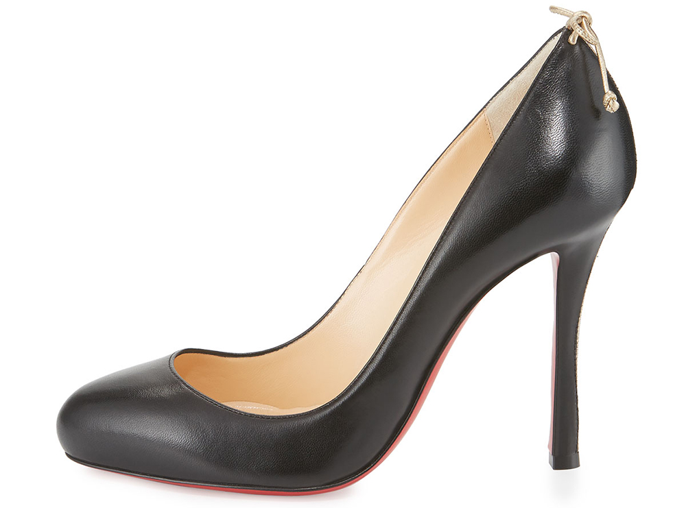 Christian Louboutin Very Gemma Bow-Back 100mm Red Sole Pump