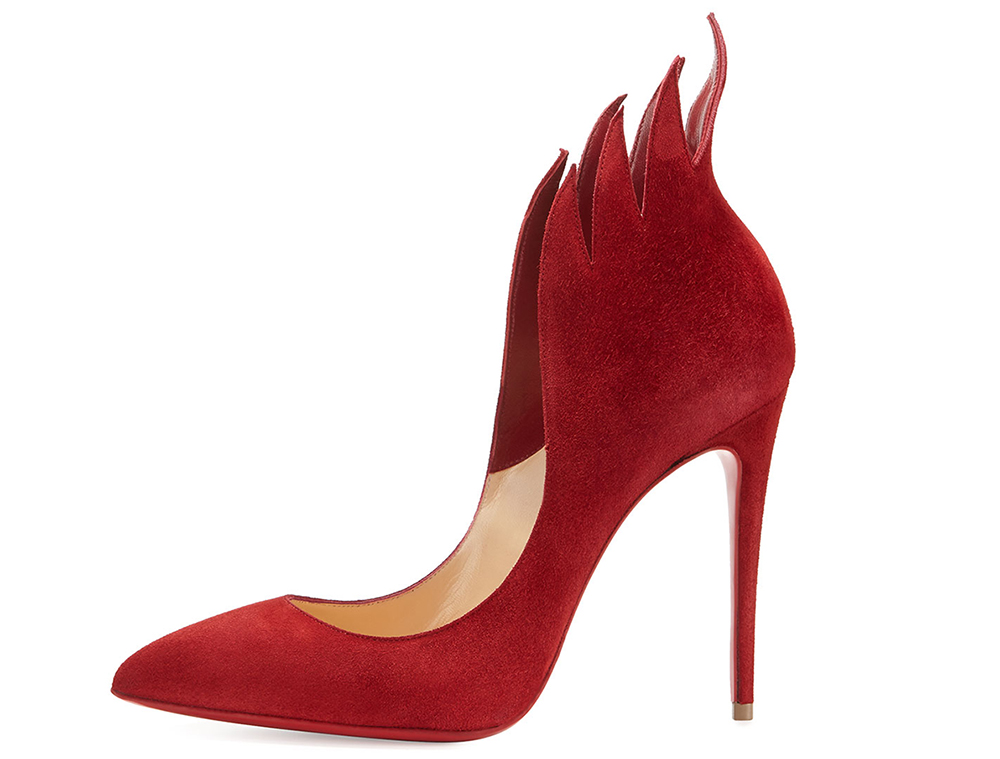 Christian Louboutin Victorina Flame 100mm Red Sole Pump