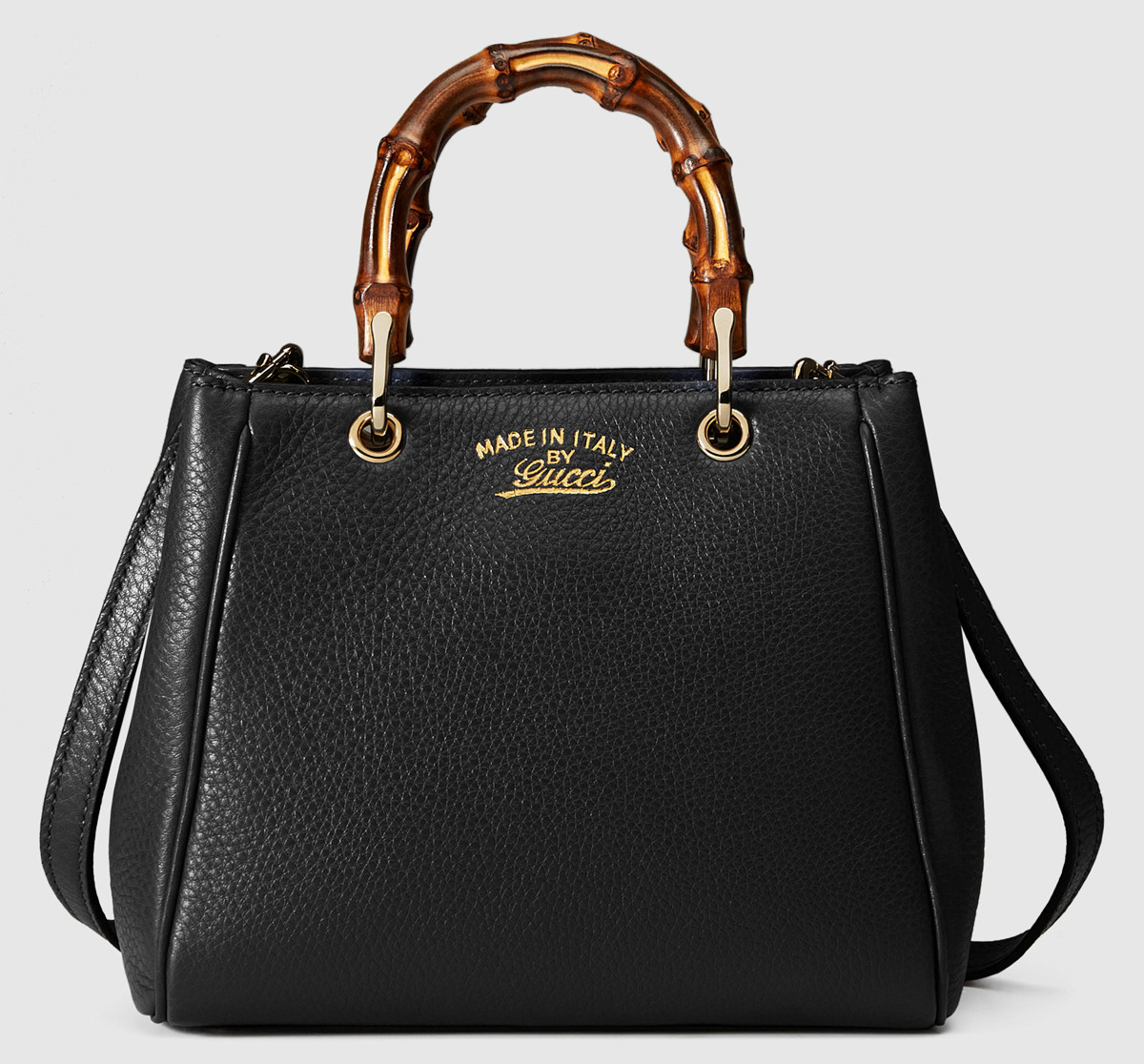 Gucci Bamboo Small Shopper Black