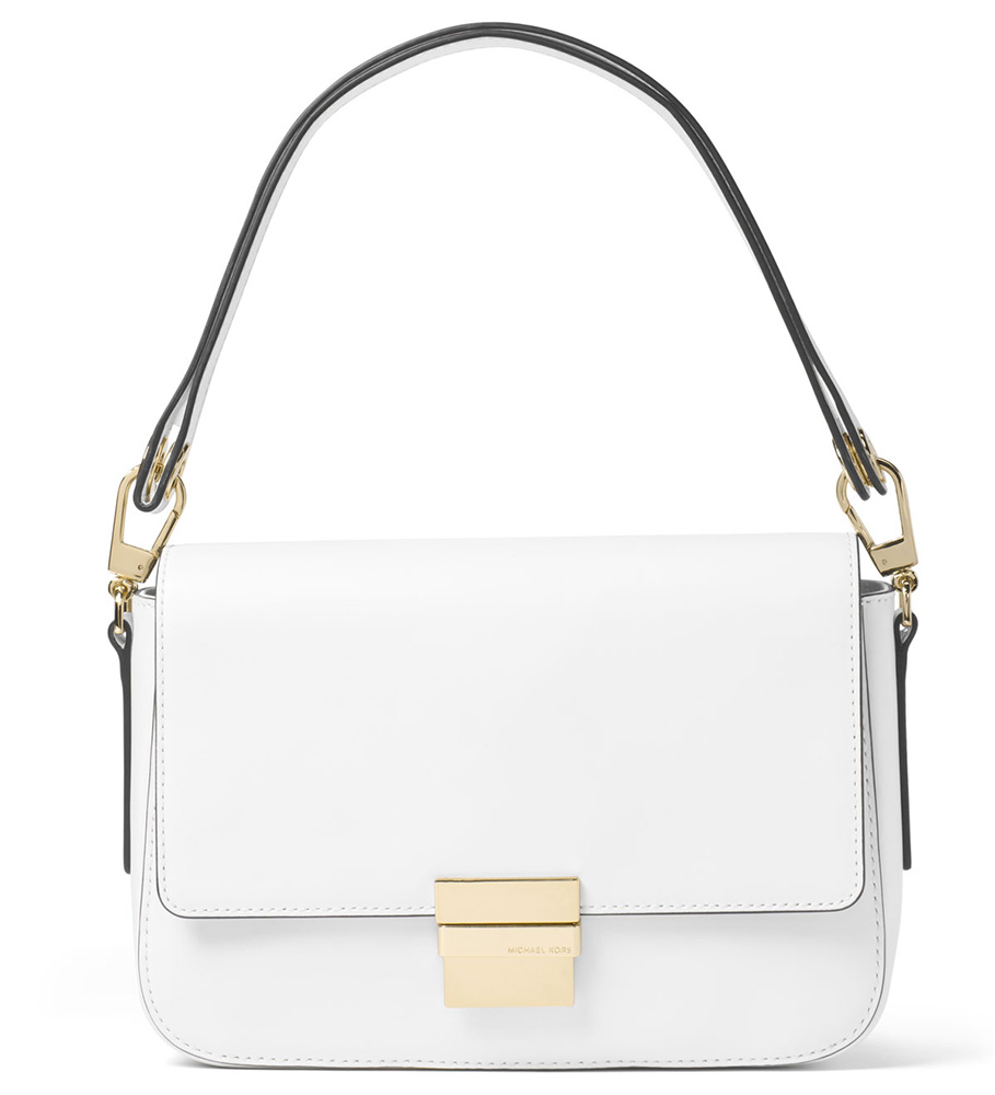 michael kors white side bag