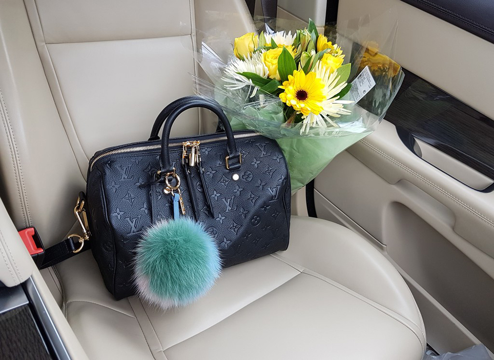 tPF Member: Ivonna, Bag: Louis Vuitton Monogram Empreinte Leather Speedy, Shop: $3,050 via Louis Vuitton