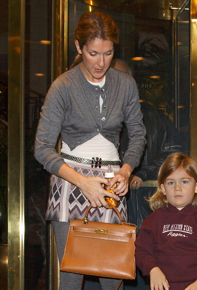 Celine-Dion-Hermes-Kelly-Bag