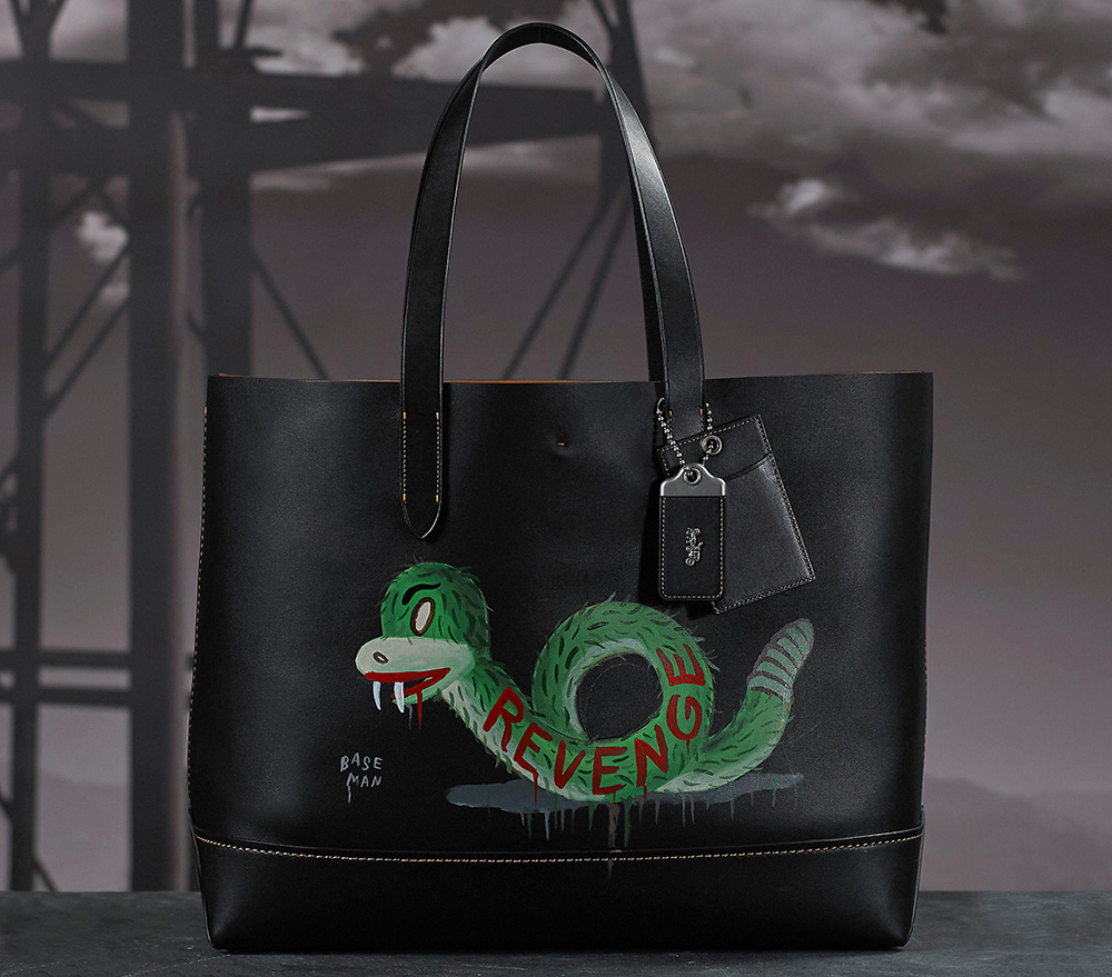 Coach-Baseman-Custome-Painted-Tote-Snake