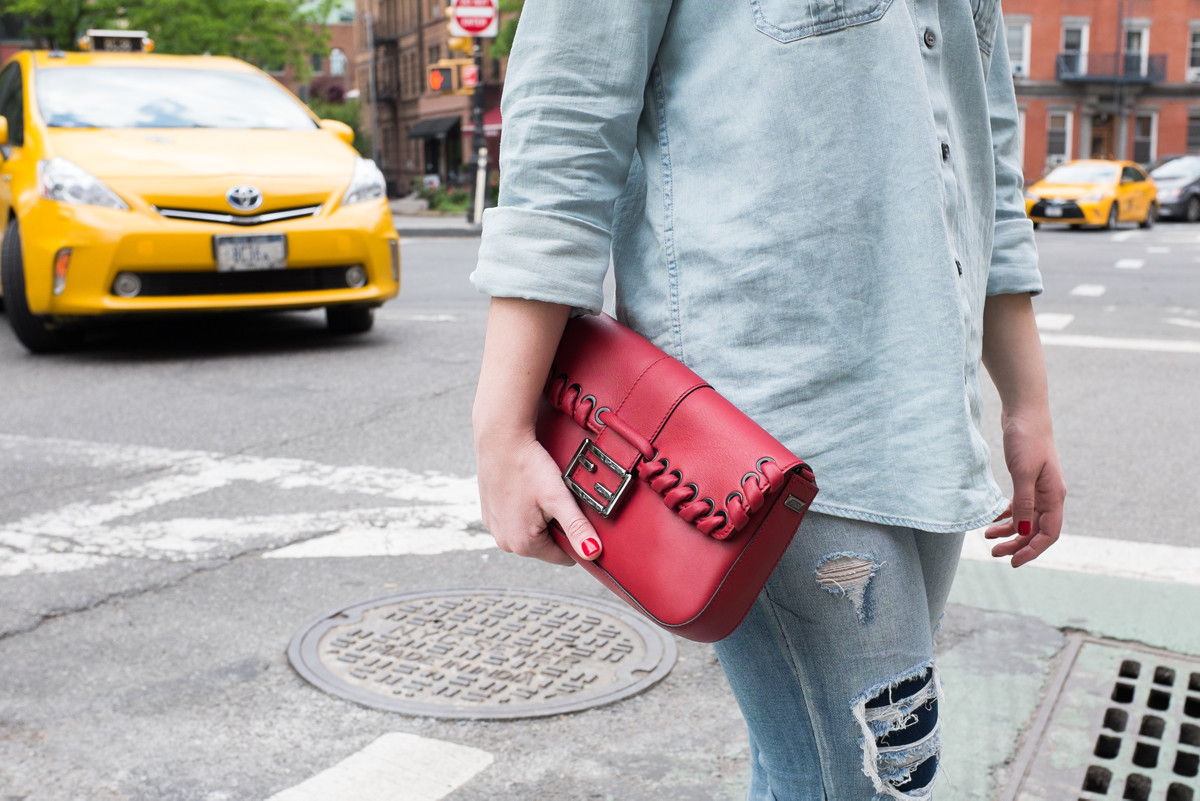 The Fendi Baguette Whipstitch Bag is Perfect for Daily Wear PurseBlog