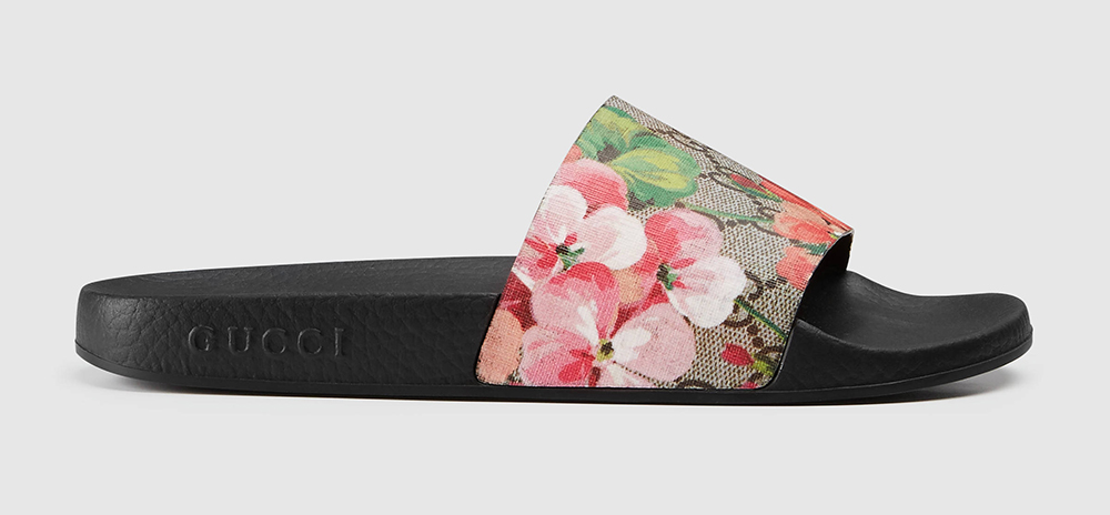 Gucci GG Blooms Supreme Slide Sandal