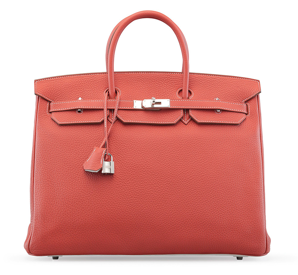 Hermes-Birkin-Limited-Edition-Sanguine-and-White-Clemence-Eclat-40cm