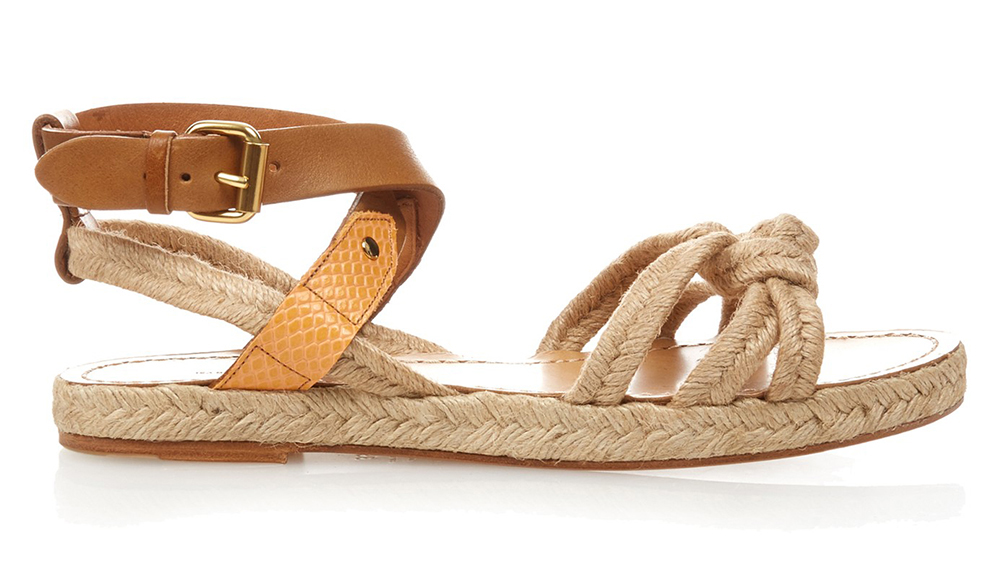 Isabel Marant Etoile Camila Rope and Leather Sandals