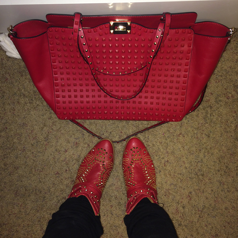 tPF Member: Piarpreet Bag: Valentino Rockstud Studded Tote Shop: Similar styles via Nordstrom