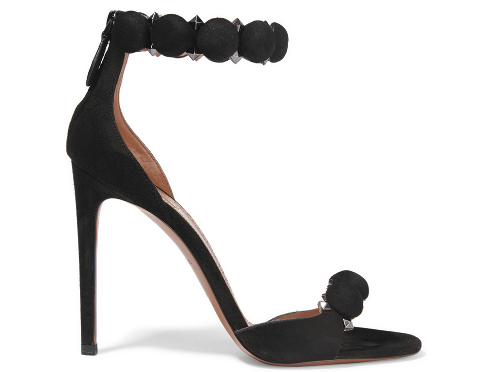 Alaia Studded Suede Sandals
