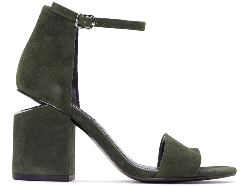 Alexander Wang  Green Abby Sandals