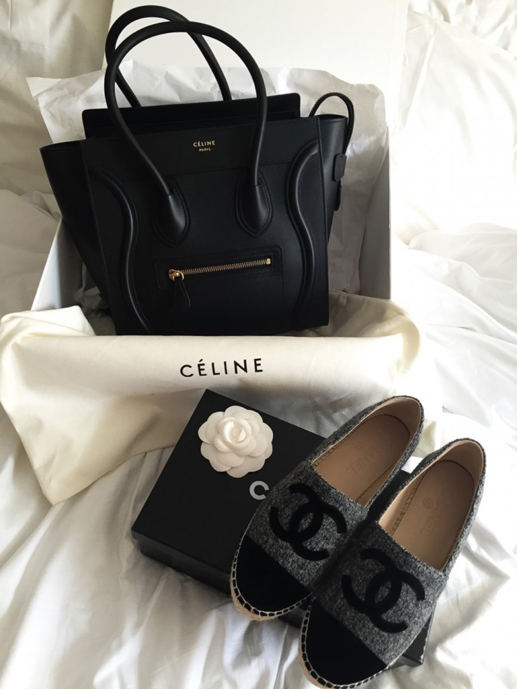 Celine-Micro-Luggage-Tote-Chanel-Espadrilles