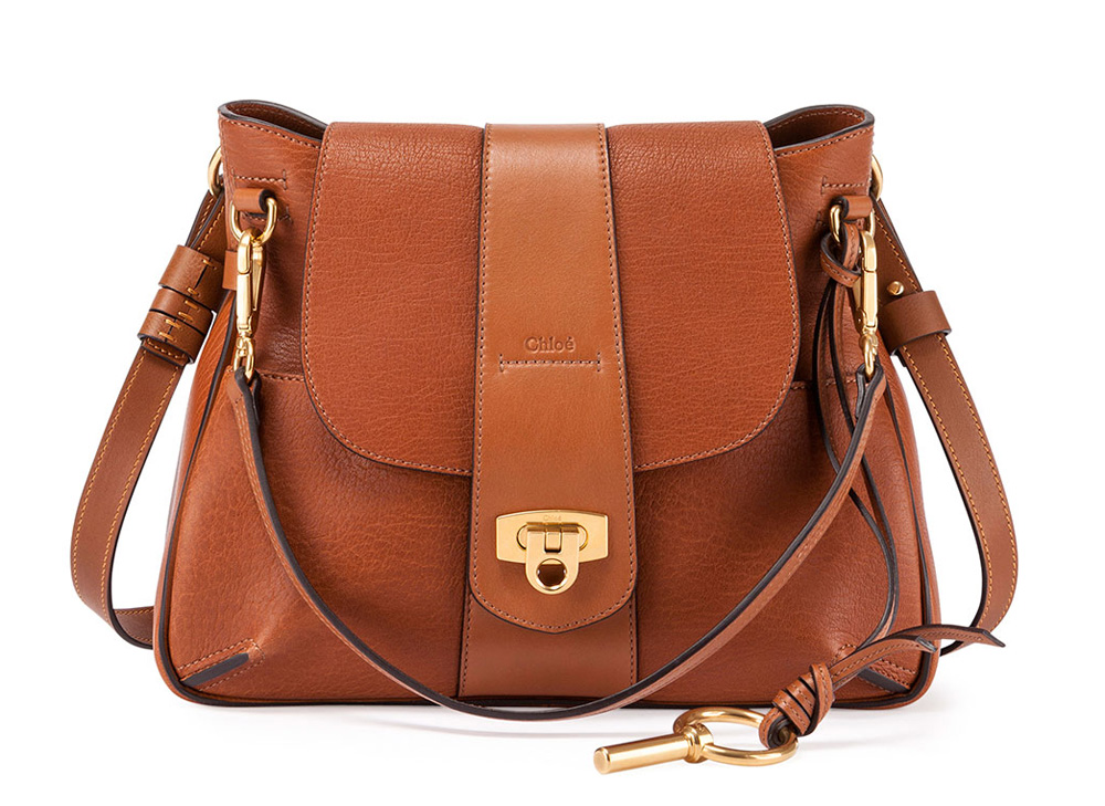 Lexa pebbled top leather tote