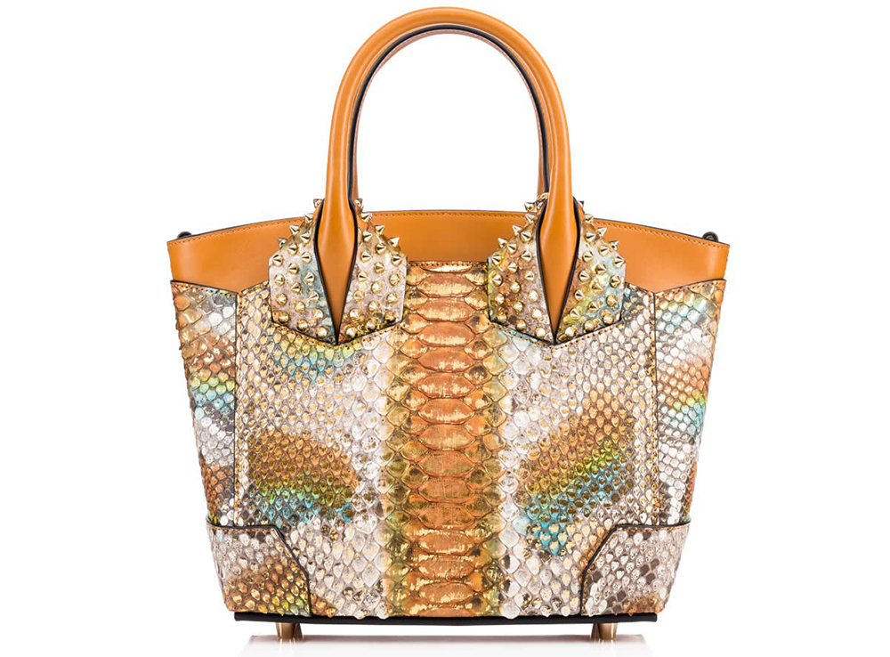 Christian Louboutin Eloise Small Python Ecorce Tote