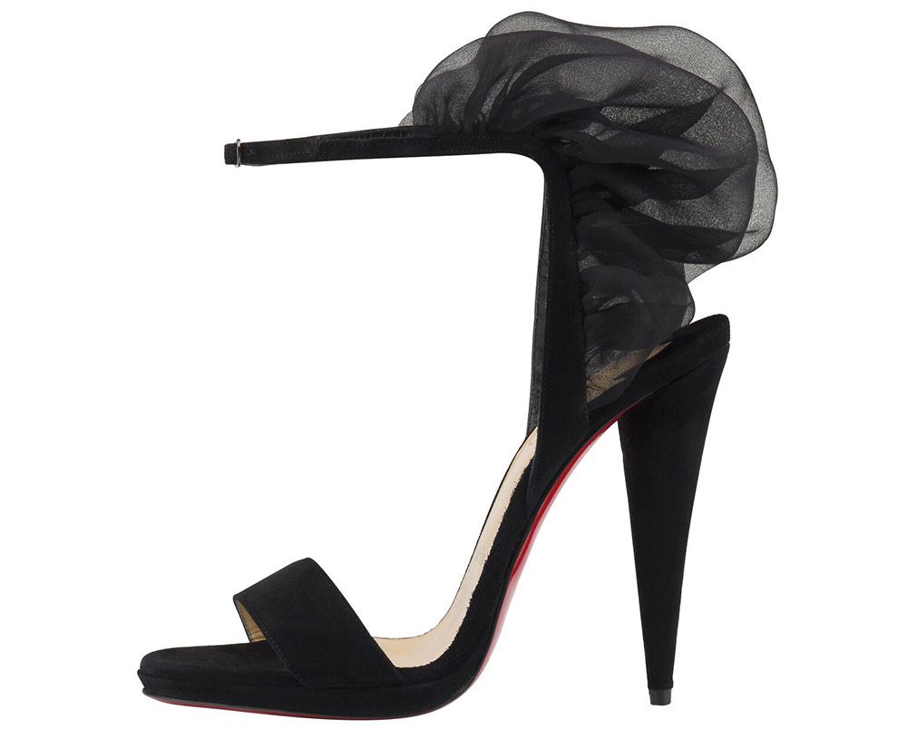 Christian Louboutin Jacqueline De 120 Veau Velour Sandal