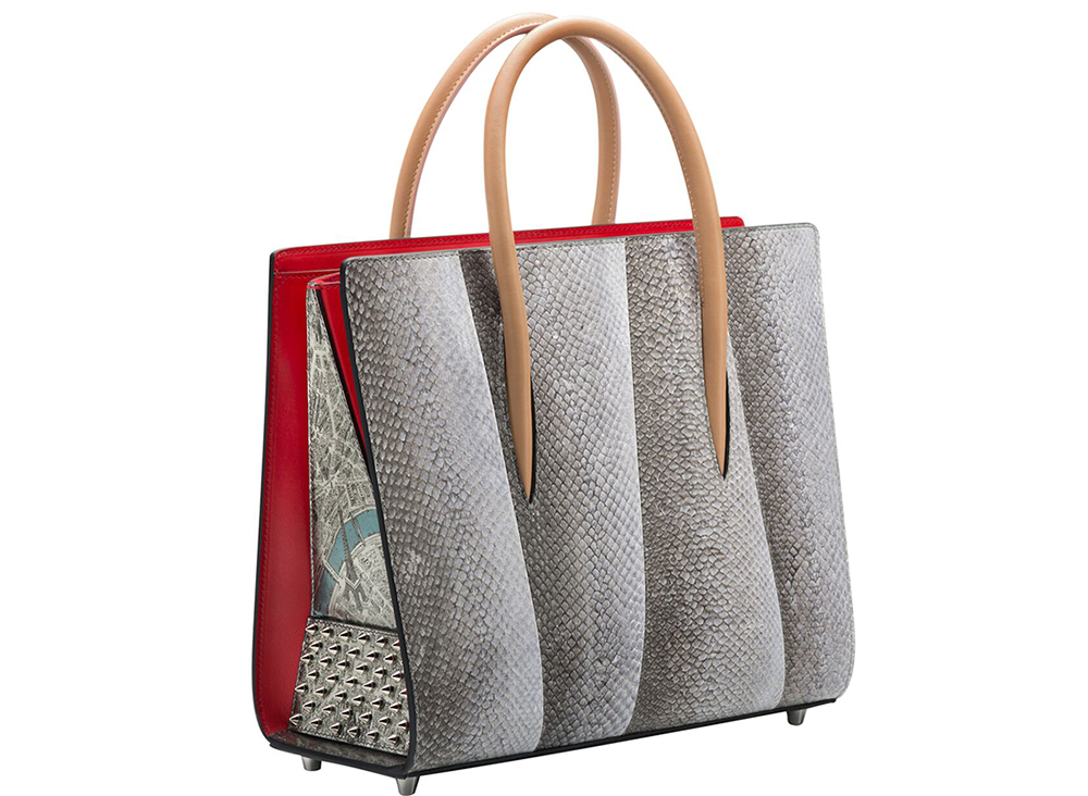 Christian Louboutin Paloma Medium Salmon Skin Tote