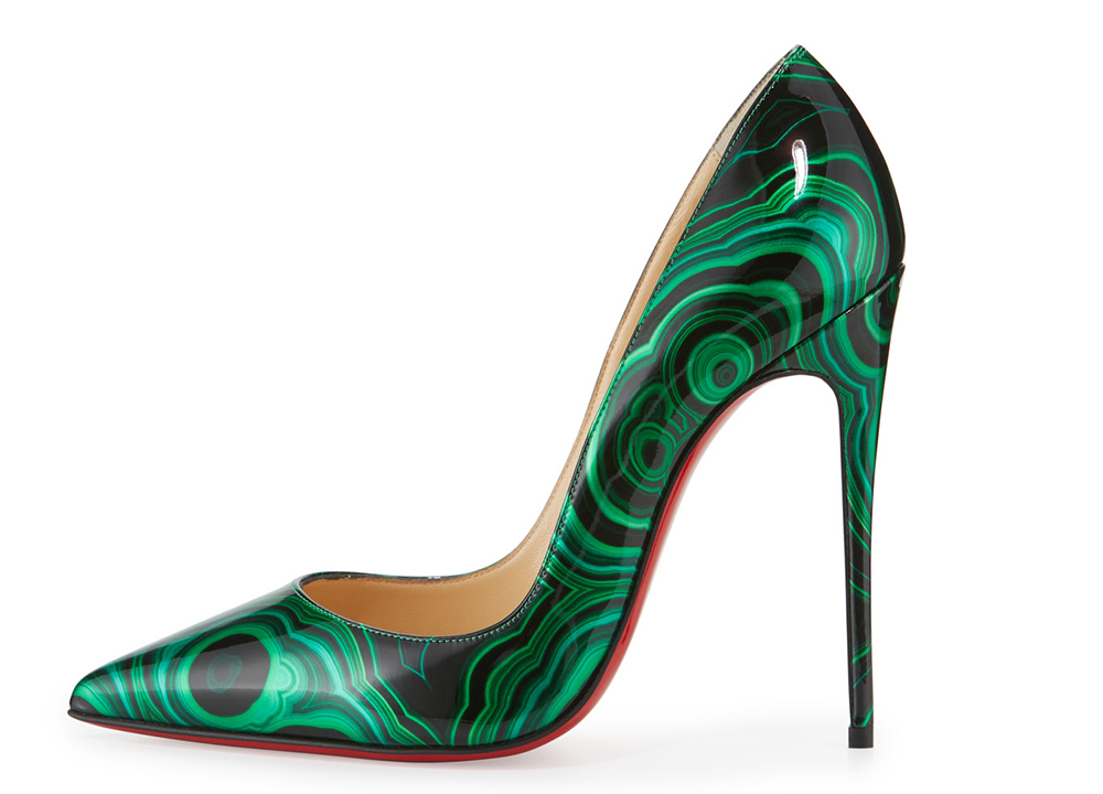 Christian Louboutin So Kate Marbled Red Sole Pump