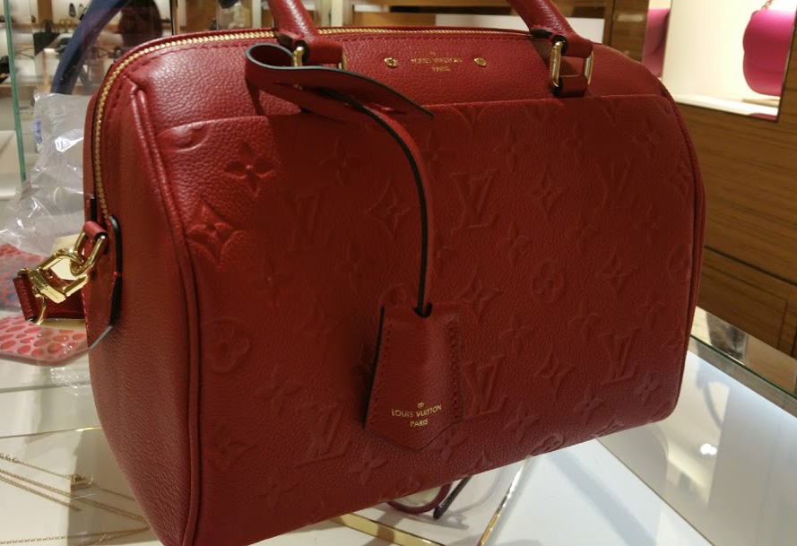 Louis-Vuitton-Speedy-Cherry-Leather