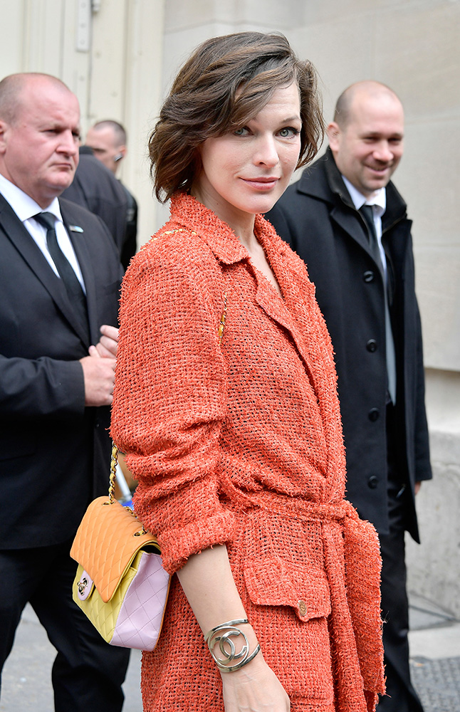 Milla-Jovovich-Chanel-Classic-Flap-Bag