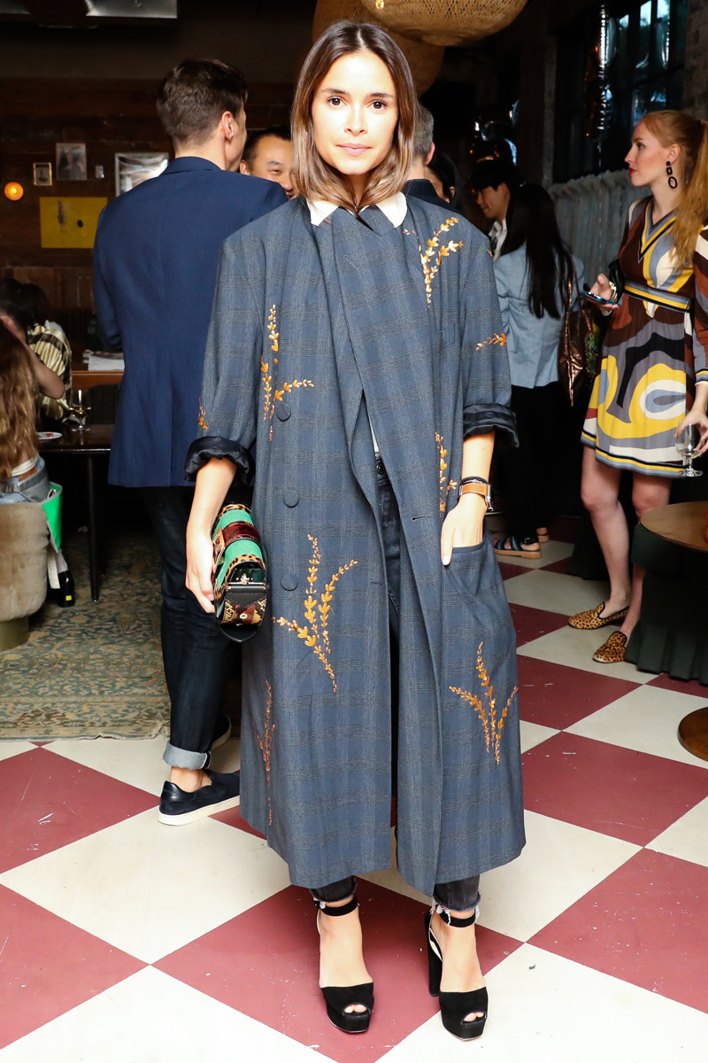 Miroslava Duma Burberry Patchwork Bag