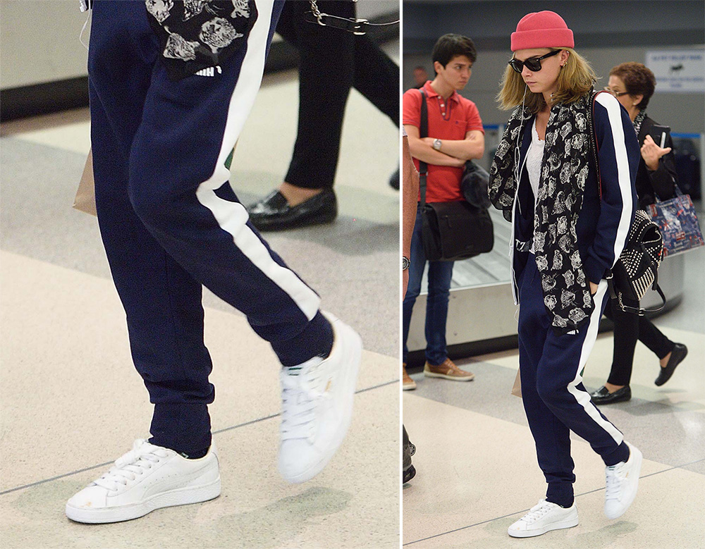 Cara-Delevingne-Puma-Basket-Classic-White-Sneakers