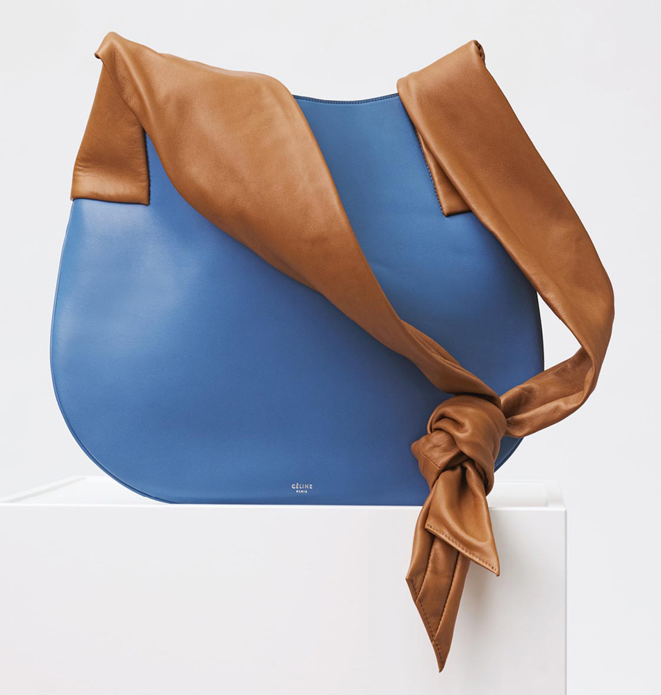 Celine-Large-Ribbon-Shoulder-Bag-Blue-2650