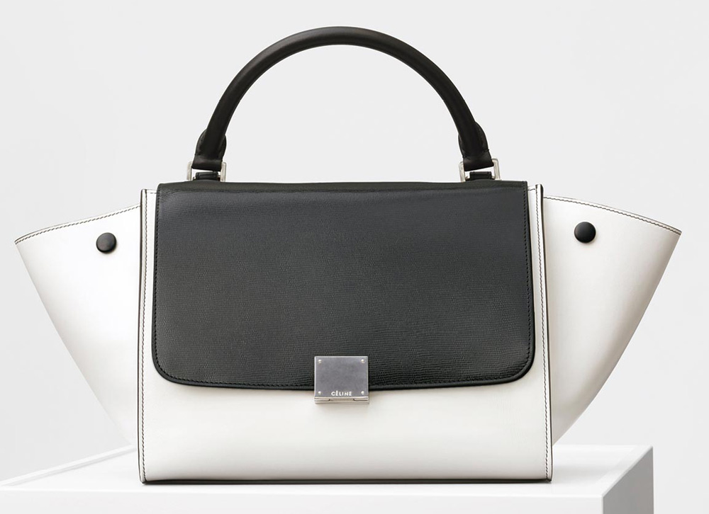 Celine-Trapeze-Bag-Black-White-2700