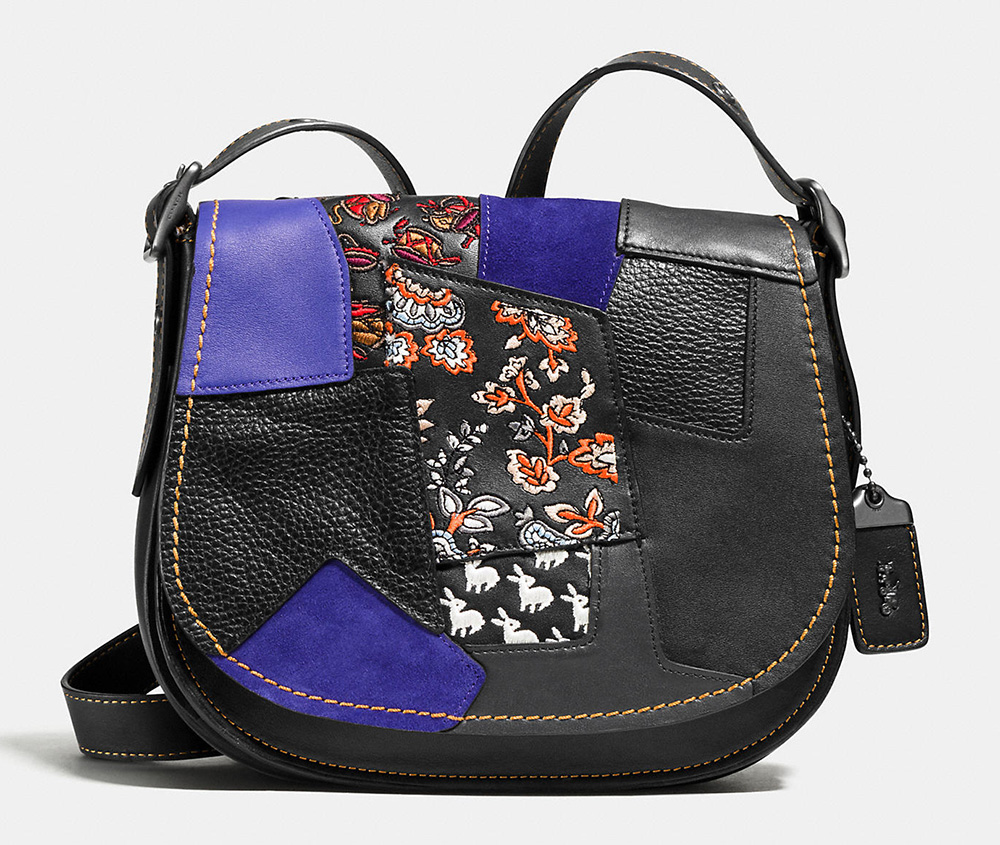 Coach jade top patchwork