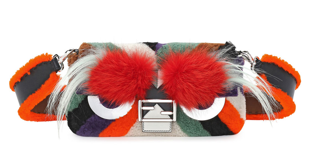 Fendi-Baguette-Monster-Mixed-Fur-Bag