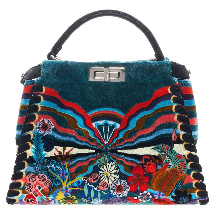 Fendi velvet 2025 bag