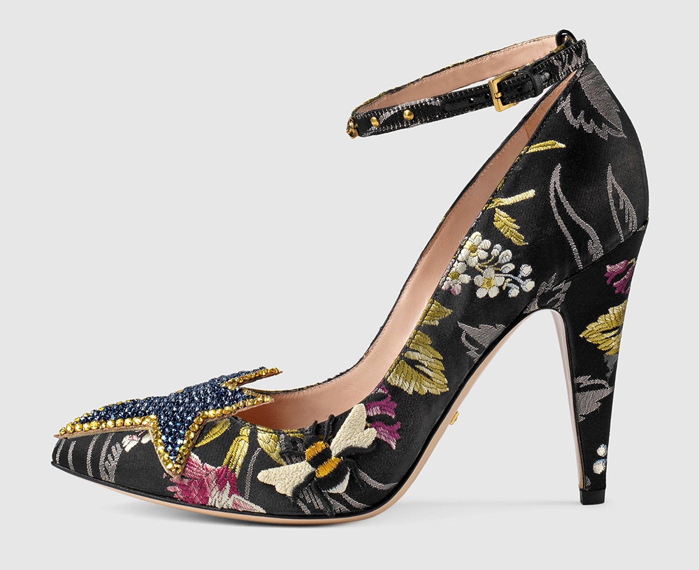 Gucci Floral Jacquard Pump