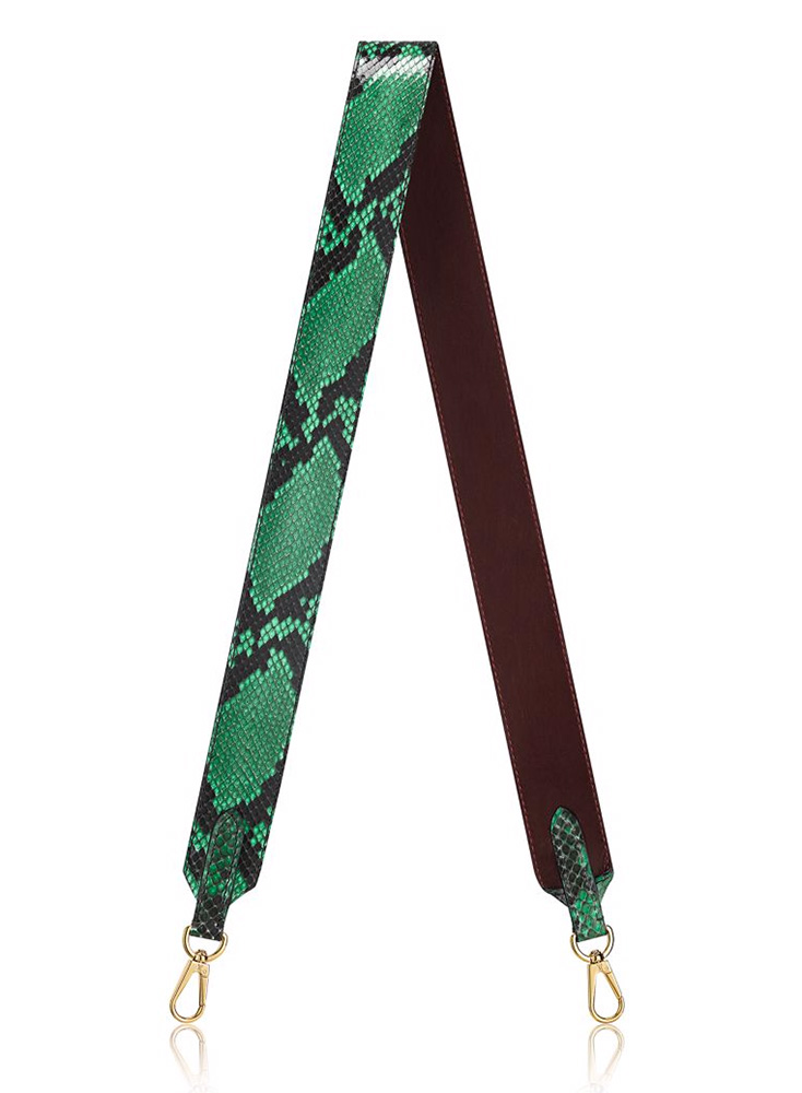 Louis-Vuitton-Bandouliere-Strap-Green-Python