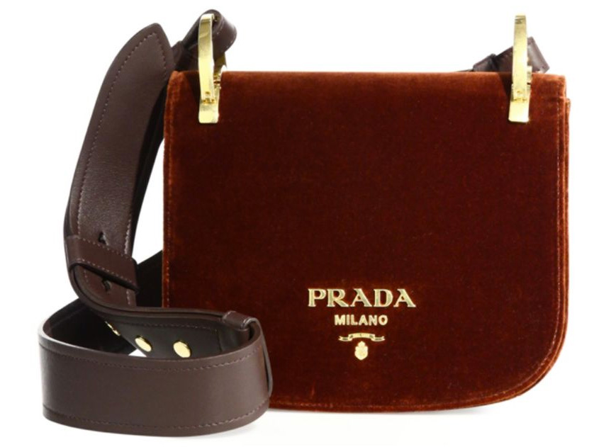 Prada-Pionniere-Velvet-Saddle-Bag