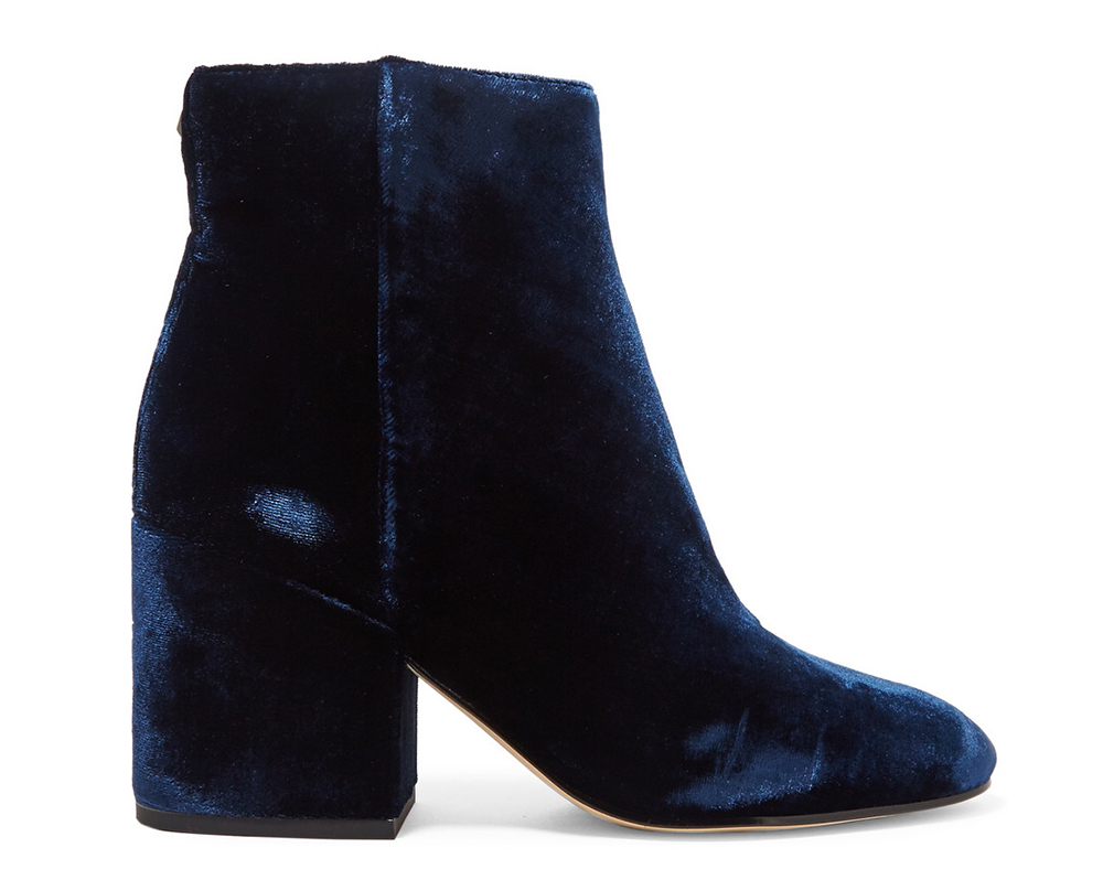 Sam Edelman Taye Velvet Ankle Boots