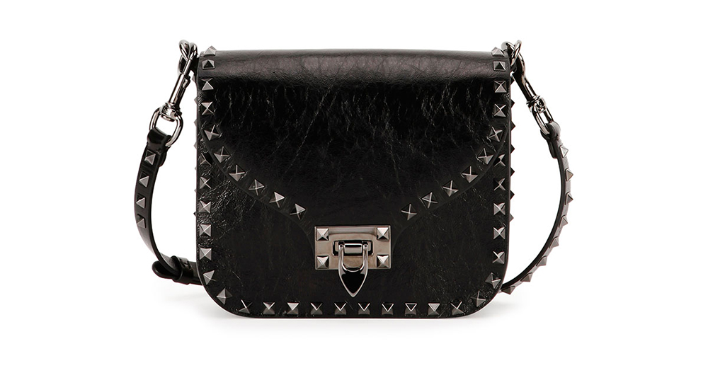 Valentino Leather Rockstud Crossbody Bag