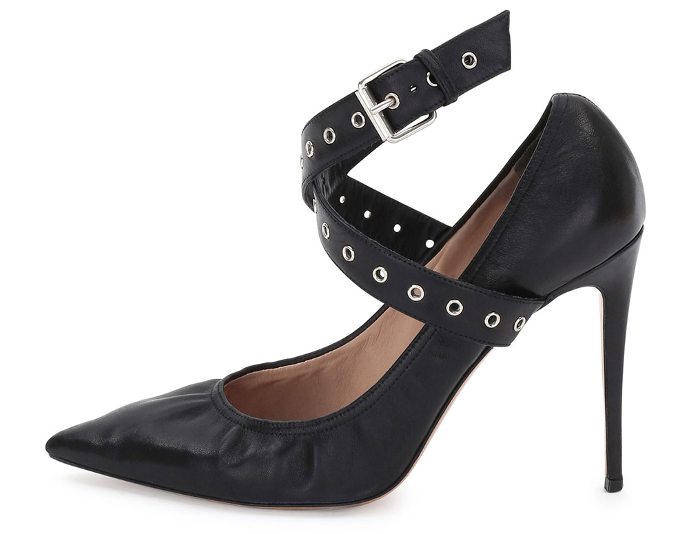 Valentino Love Latch Ankle-Wrap Pump