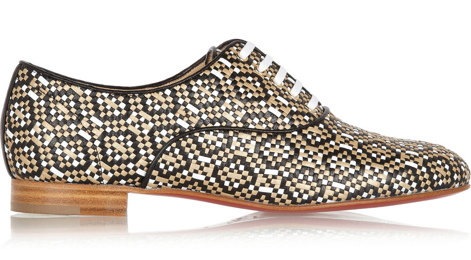 christian-louboutin-fred-metallic-woven-leather-brogues