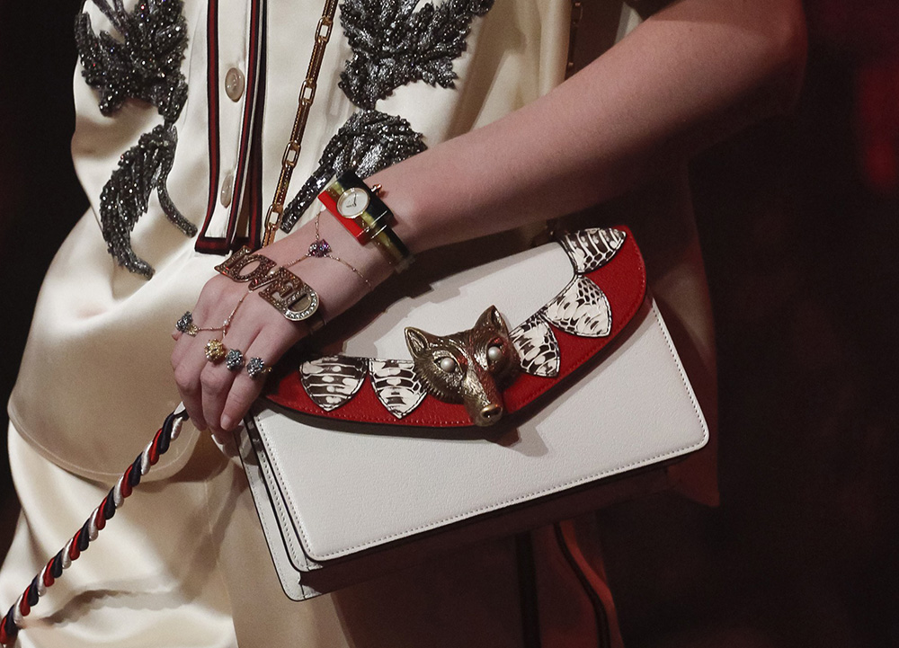 Gucci wolf on sale bag