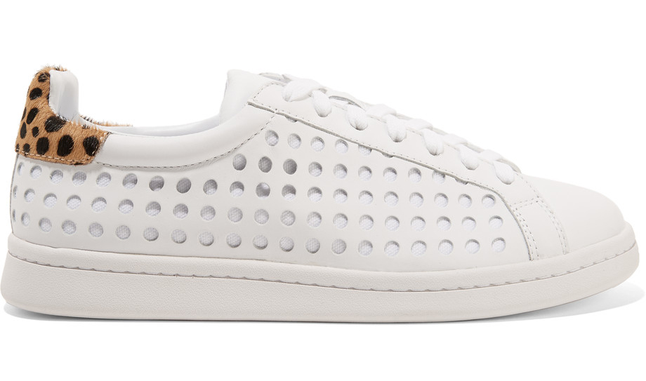 loeffler-randall-zora-perforated-leather-and-canvas-sneakers